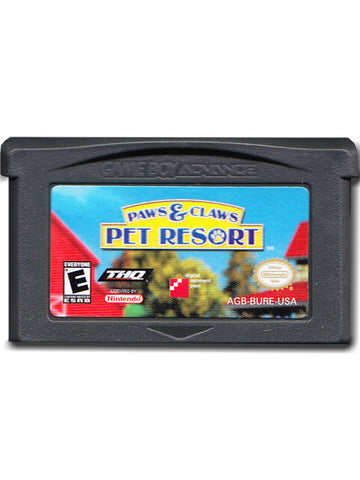Paws & Claws Pet Resort Nintendo Game Boy Advance Video Game Cartridge