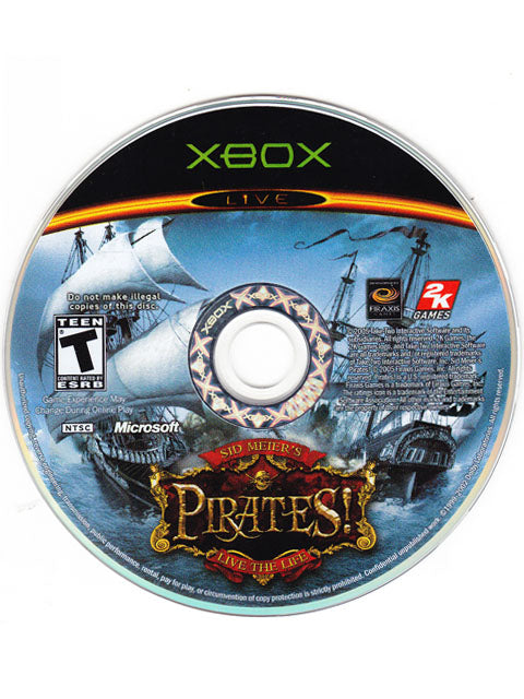 Sid Meier's Pirates Loose XBOX Video Game
