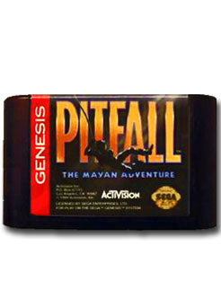 Pitfall The Mayan Adventure Sega Genesis Video Game Cartridge