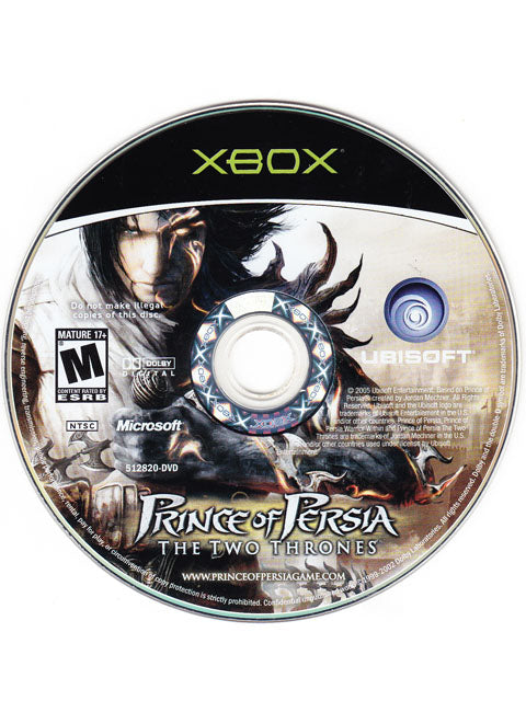 Prince Of Persia The Two Thrones Loose XBOX Video Game