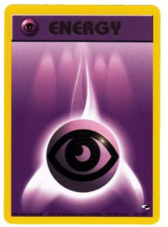 Psychic Energy Gym Heroes Pokemon Trading Card