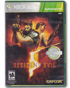Resident Evil 5 Platinum Edition Xbox 360 Video Game 013388330102