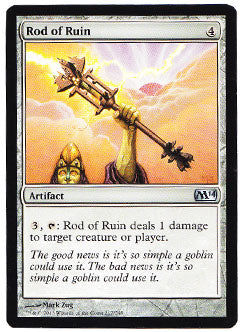 Rod Of Ruin Magic 2014 Uncommon Magic The Gathering Trading Card