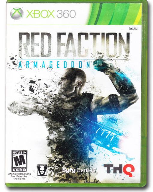 Red Faction Armageddon Xbox 360 Video Game 752919552155