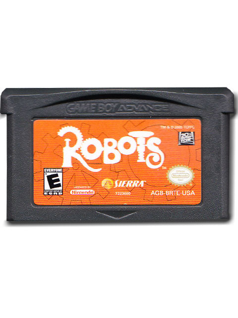 Robots Nintendo Game Boy Advance Video Game Cartridge