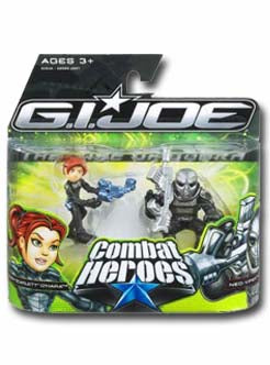 Scarlett VS Neo Viper G.I. Joe Combat Heroes Action Figures