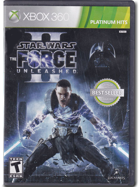 Star Wars The Force Unleashed Platinum Edition Xbox 360 Video Game 023272341763