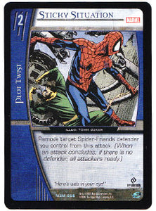 Sticky Situation Web Of Spider-Man Marvel DC VS. Trading Card