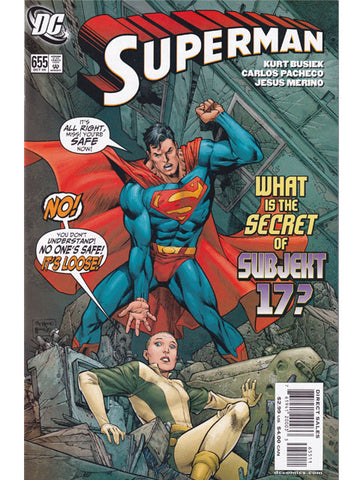 Superman Issue 655 DC Comics Back Issues
