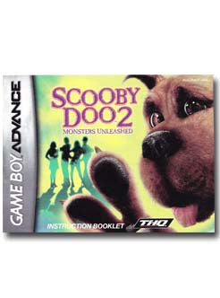 Scooby Doo 2 Gameboy Advance Instruction Manual