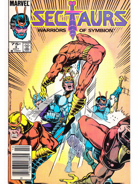 Sectaurs Warriors Of Symbion Issue 3 Marvel Comics Back Issues 071486028895