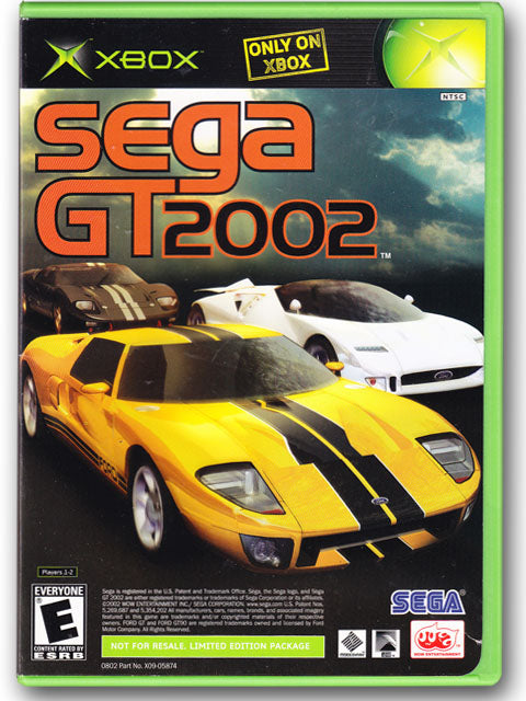 Sega GT 2002 / Jetset Radio Future  XBOX Video Game Combo