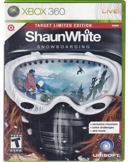 Shaun White Snowboarding Limited Edition Xbox 360 Video Game 008888594307