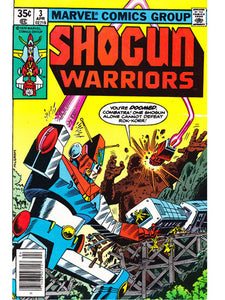 Shogun Warriors Issue 3 Marvel Comics Back Issues