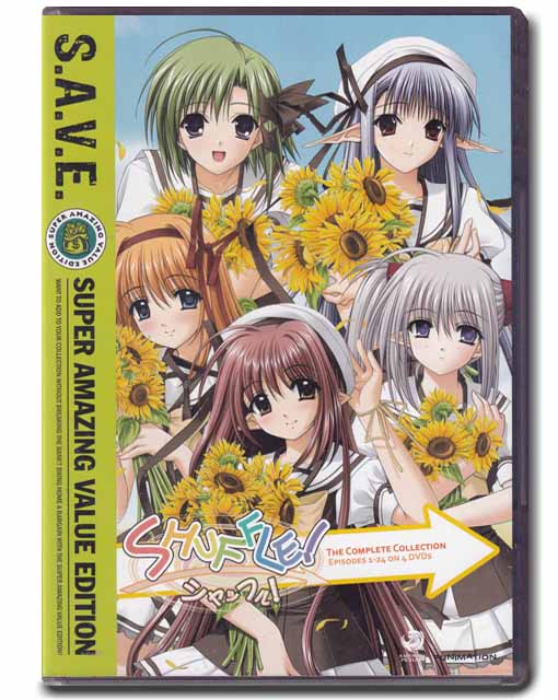 Shuffle The Complete Collection S.A.V.E. Anime DVD Set 704400015090