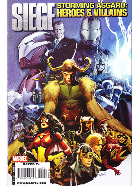 Siege Storming Asgard: Heroes & Villains Marvel Comics Back Issues