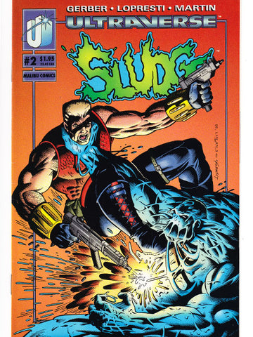Sludge Issue 2 Malibu Comics Back Issue