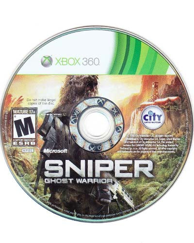 Sniper Ghost Warrior Loose Xbox 360 Video Game