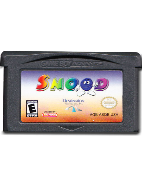 Snood Nintendo Game Boy Advance Video Game Cartridge
