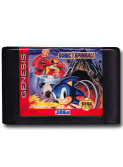 Sonic Spinball Sega Genesis Video Game Cartridge 0010086015379