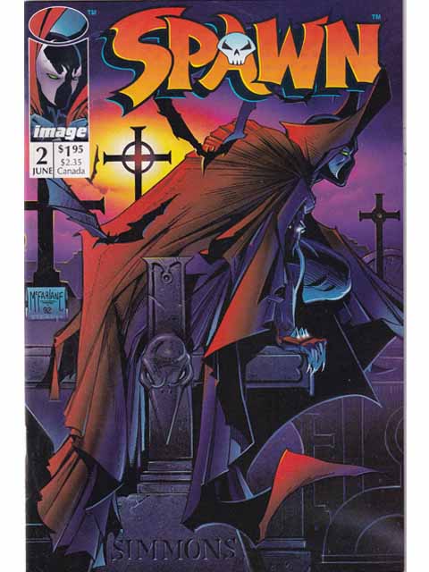 Spawn Issue 2 Image Comics 070992332410