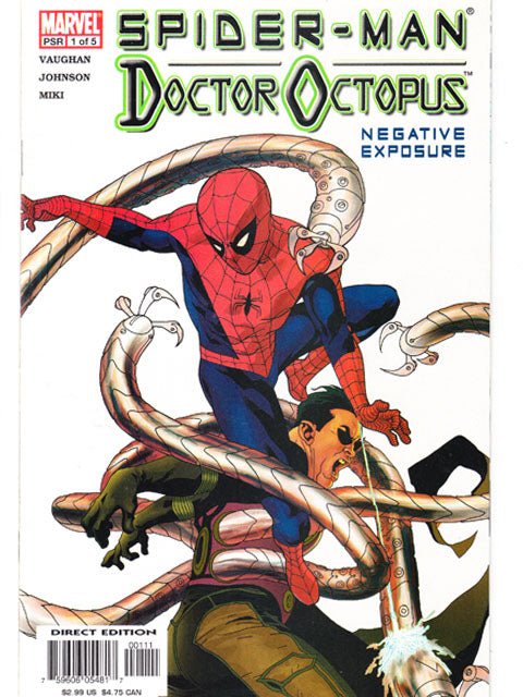 Spider-Man Doctor Octopus Negative Exposure Issue 1 Of 5 Marvel Comics Back Issues