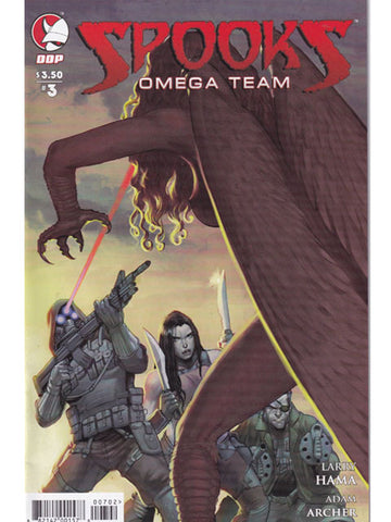 Spooks Omega Team Issue 3 DDP Comics Back Issues