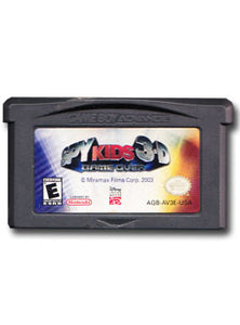 Spy Kids 3-D Game Over Nintendo Game Boy Advance Video Game Cartridge