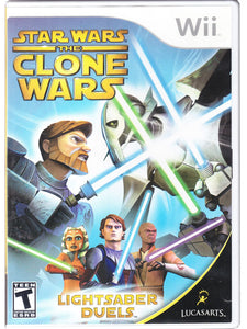 Star Wars The Clone Wars Lightsabre Duels Wii Video Game
