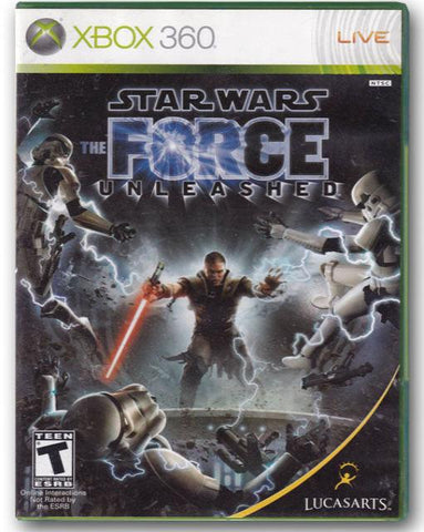 Star Wars The Force Unleashed Xbox 360 Video Game 023272332761