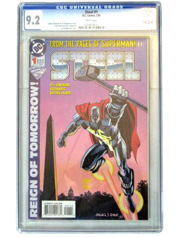 Steel Issue 1 Graded Comic Book