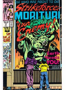 Strikeforce Morituri Issue 11 Marvel Comics Back Issues