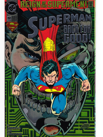 Superman Issue 82 Chromium Cover Edition DC Comics Back Issues