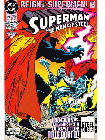 Superman The Man Of Steel Issue 24 DC Comics Back Issues  761941200507