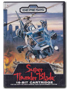 Super Thunder Blade With Case Sega Genesis Video Game Cartridge 010086011012
