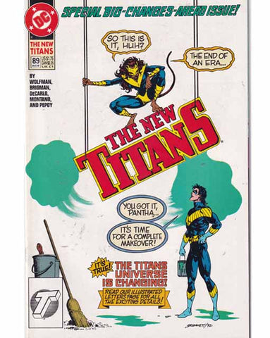 The New Titans Issue 89 DC Comics Back Issues 761941200415