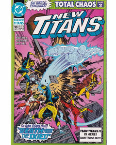 The New Titans Issue 90 DC Comics Back Issues 761941200415
