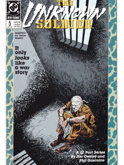 The Unknown Soldier Issue 5 DC Comics Back Issues