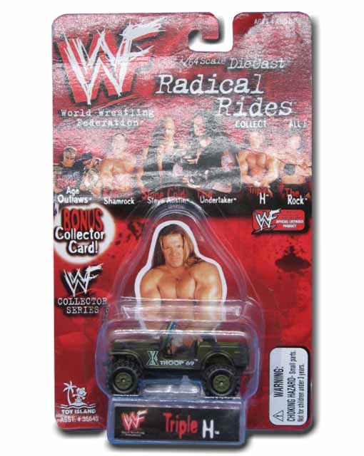 Triple H WWF Radical Rides Die Cast Toy Car 054682366404