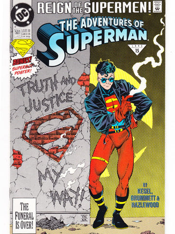 The Adventures Of Superman Issue 501 A DC Comics Back Issues 070992311408