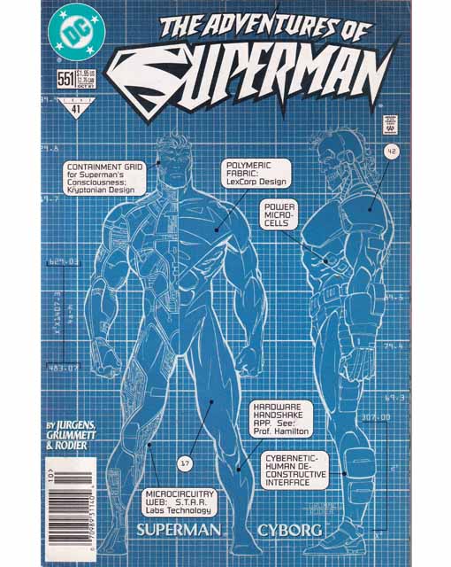 The Adventures Of Superman Issue 551 DC Comics Back Issues 070989311404