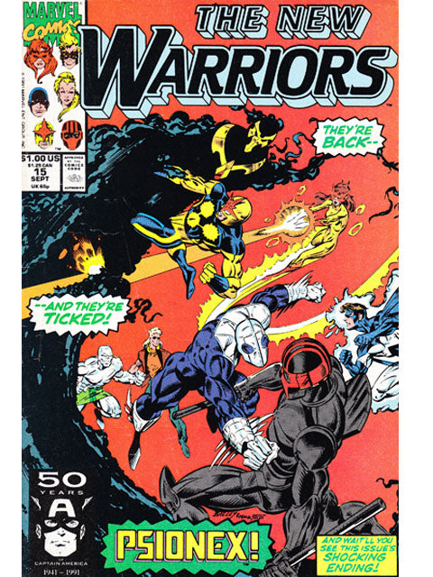 The New Warriors Issue 15 Vol. 1 Marvel Comics Back Issues 759606013234