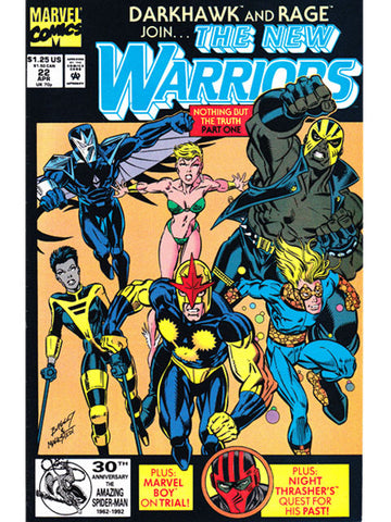 The New Warriors Issue 22 Vol. 1 Marvel Comics Back Issues