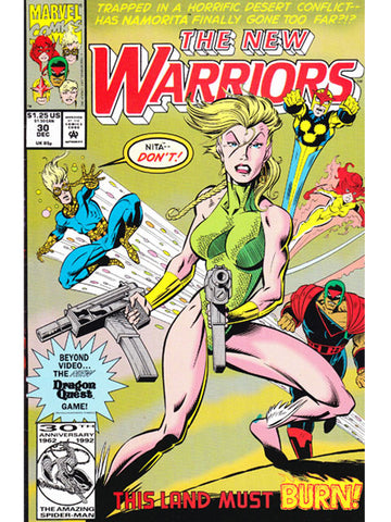 The New Warriors Issue 30 Vol. 1 Marvel Comics Back Issues