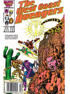 The West Coast Avengers Issue 17 Marvel Comics Back Issues