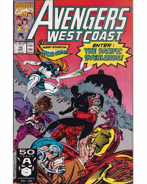The West Coast Avengers Issue 70 Marvel Comics Back Issues 071486021001