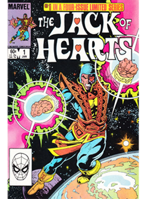 The Jack Of Hearts Issue 1 Of 4 Marvel Comics Back Issues