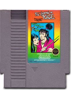 The Legend Of Kage Nintendo Entertainment system NES Video Game Cartridge For Sale.