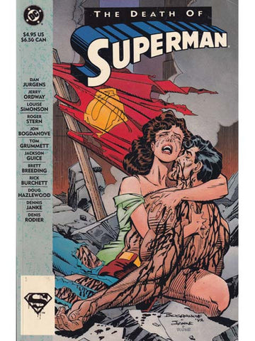 The Death Of Superman DC Comics Graphic Novel Trade Paperback