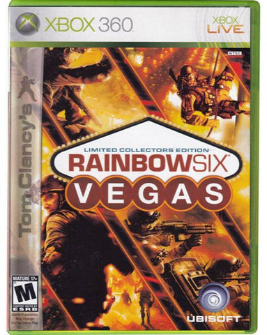 Tom Clancy's Rainbow Six Vegas Limited Collectors Edition Xbox 360 Video Game 008888593218